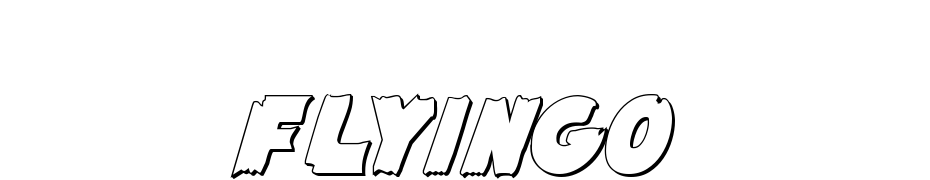 Flying Leatherneck Outline Schrift Herunterladen Kostenlos